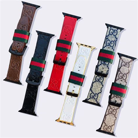 apple gucci watch band|authentic gucci apple watch bands.